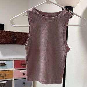 Hollister Mauve Sleeveless Muscle Tee